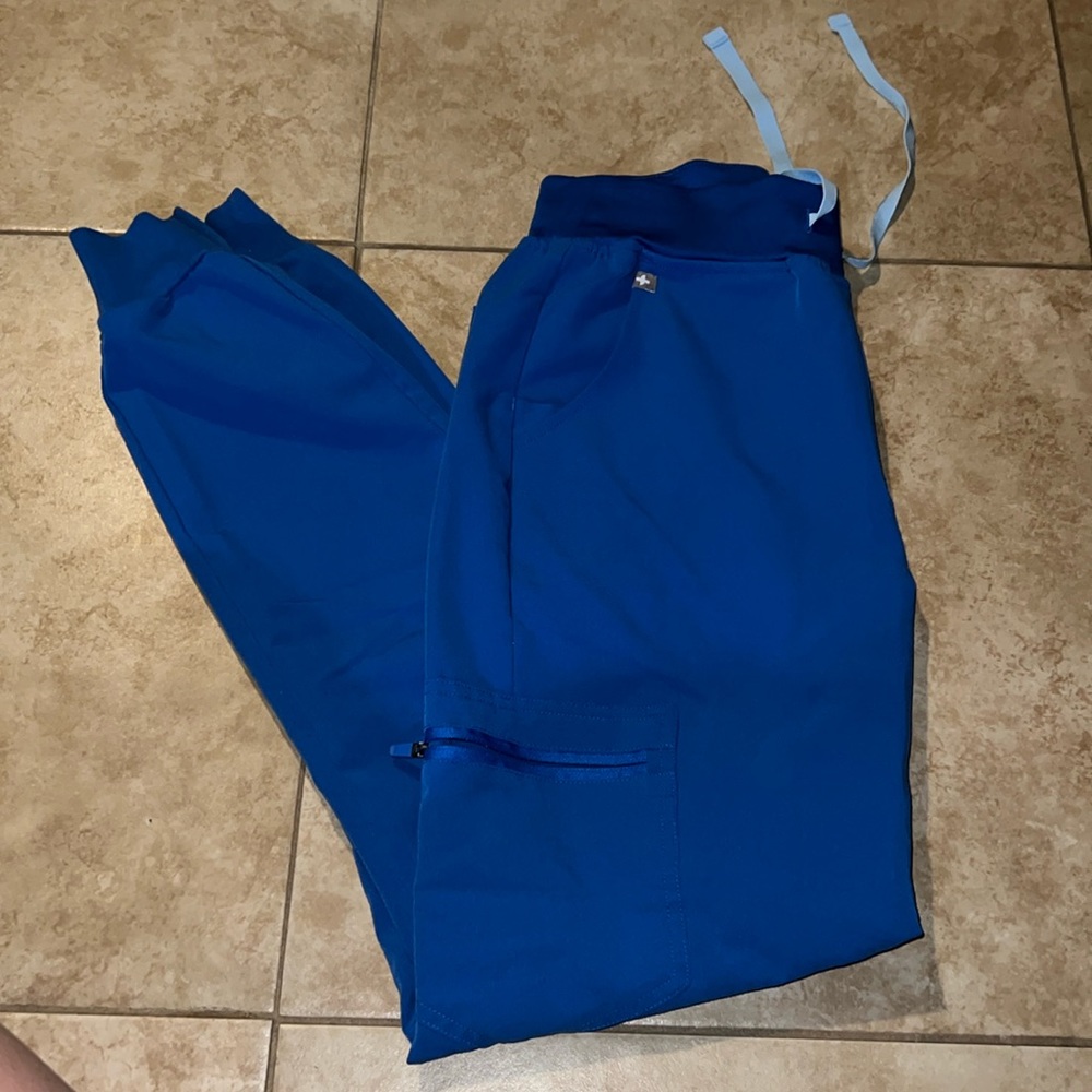 XS tall royal blue zamora joggers